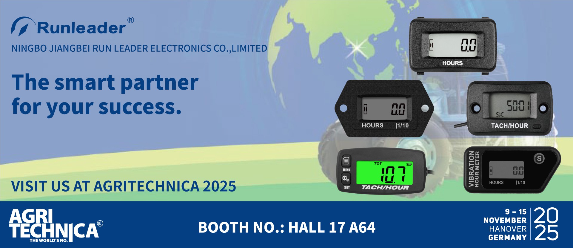 Runleader Exhibits at Hannover Agritechnica, Showcasing Innovative Meter Solutions
